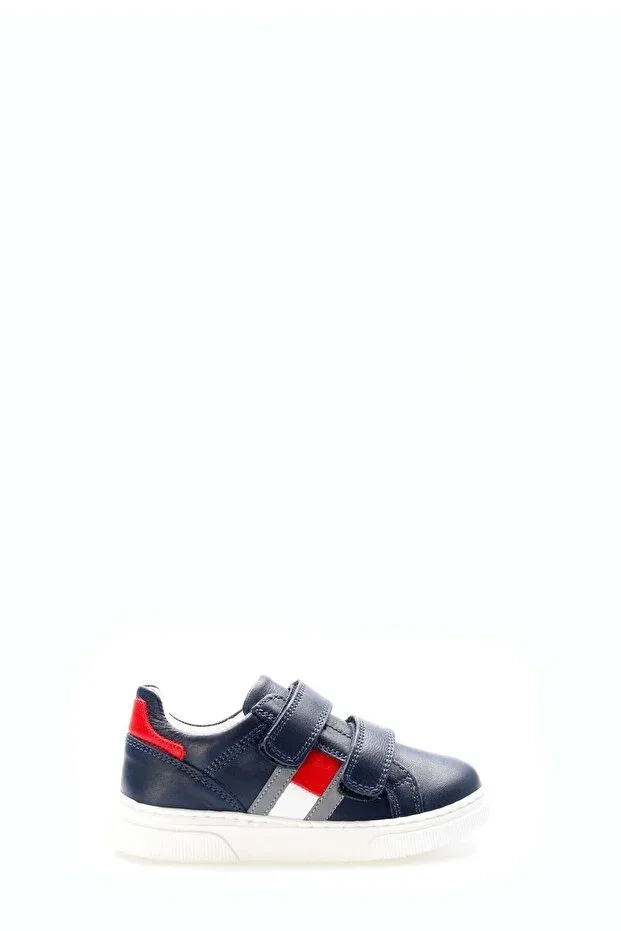 Детские повседневные туфли для девочек на липучке Mirgeshoes, Navy Blue — фото 3