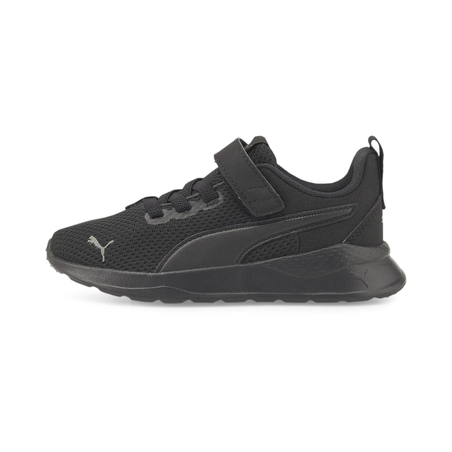 Детские кроссовки с дышащим верхом Anzarun Lite Puma, Schwarz Grau — фото 3