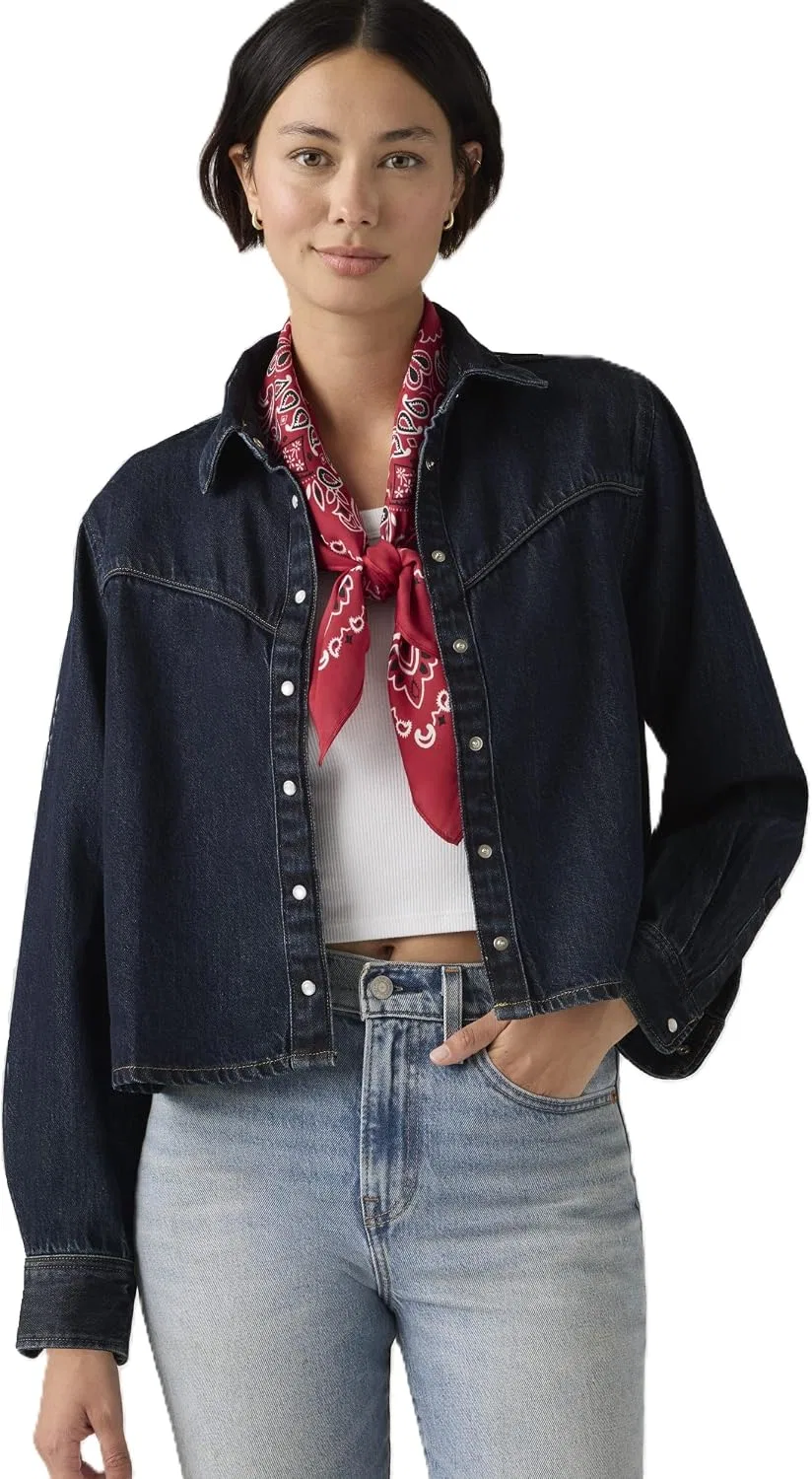 Джинсовая рубашка Logan Shacket, Levi's, темно-синий