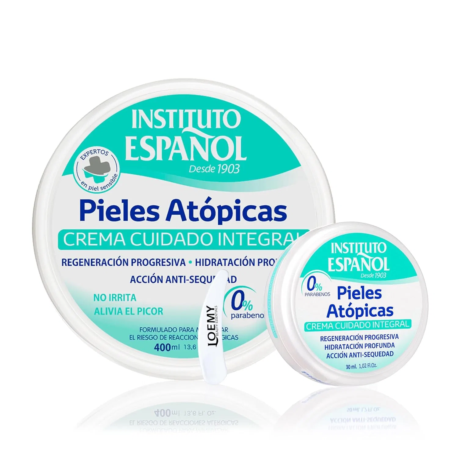 Крем для тела Атопик Instituto Español, набор 2 шт. по 400 мл + 30 мл, 430 мл, Unscented
