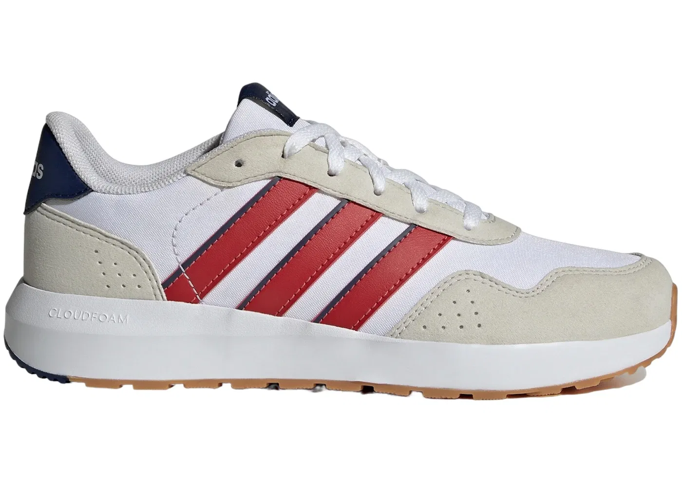 Детские кроссовки Lifestyle Adidas Run 60s, Cloud White/Collegiate Red/Dark Blue