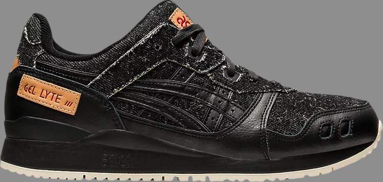 Кроссовки gel lyte 3 'denim pack - black' Asics, черный - фото