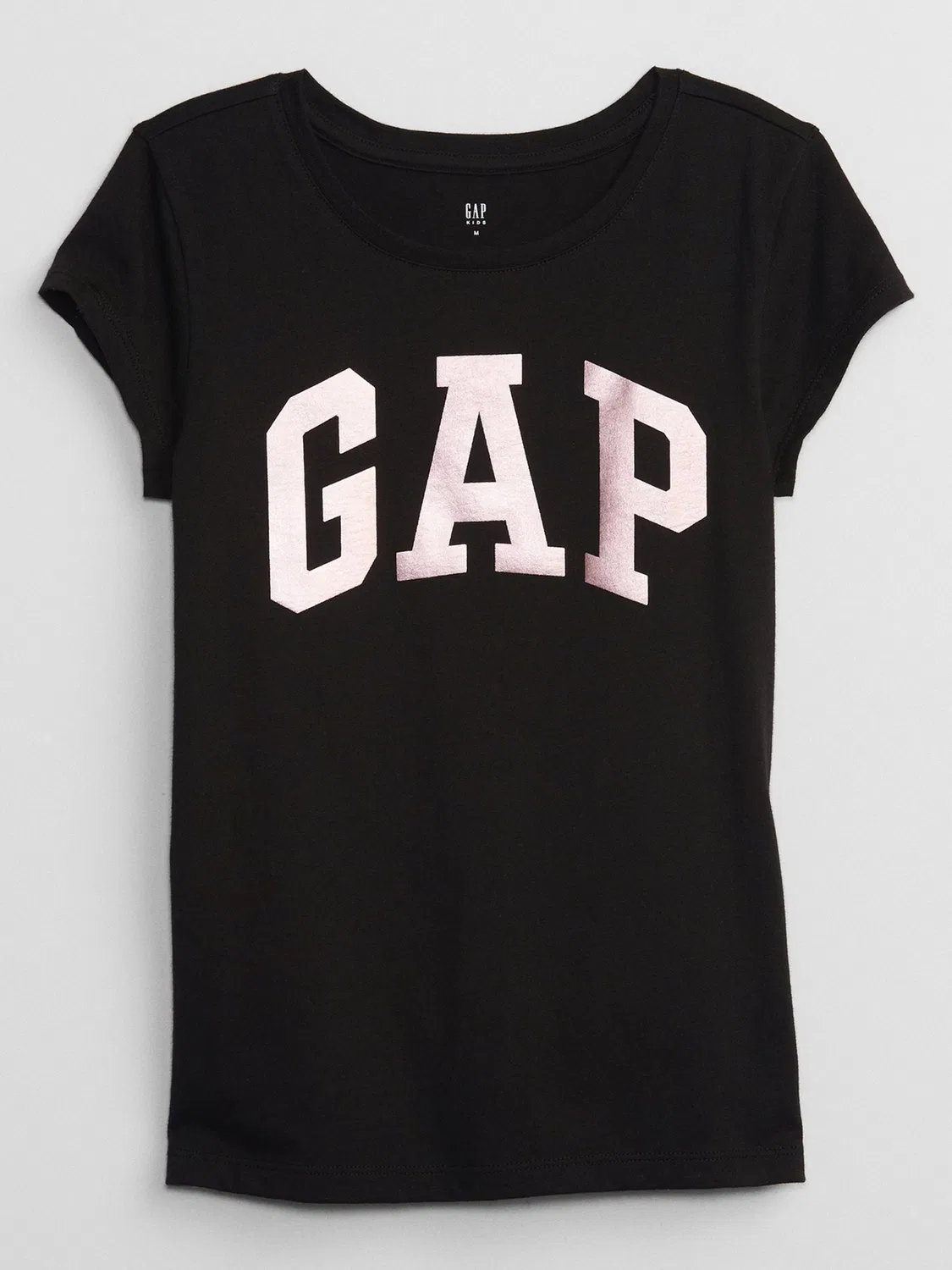 Футболка с коротким рукавом, логотип Gap, черная