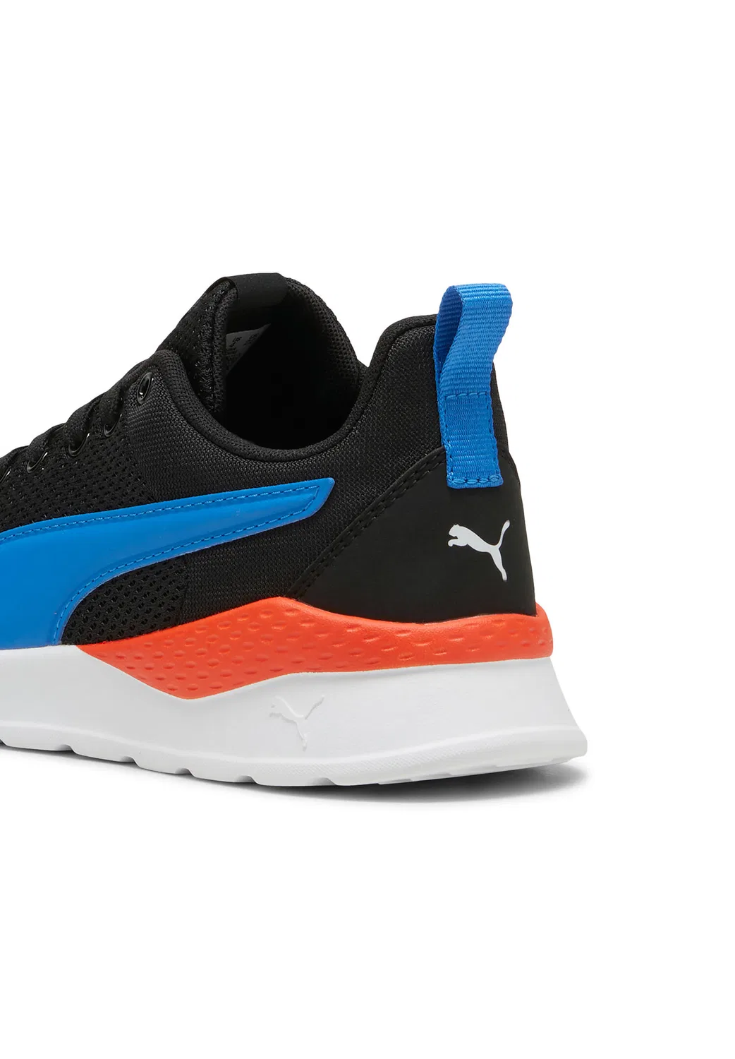 Детские кроссовки с сетчатым верхом Anzarun Lite Jr Puma, Schwarz Konigsblau — фото 3