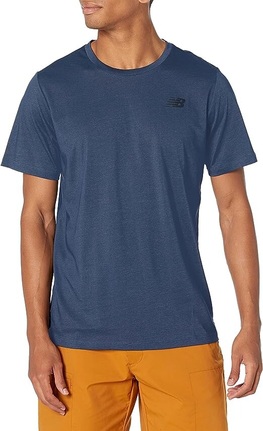 

Футболка New Balance Men's Heather Tech Short Sleeve 21, синий