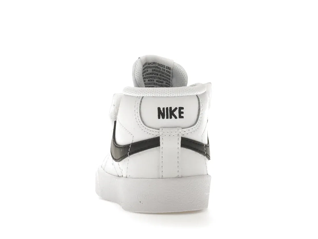 Детские кроссовки Lifestyle Nike Blazer Mid 77, White/Total Orange/Black — фото 4