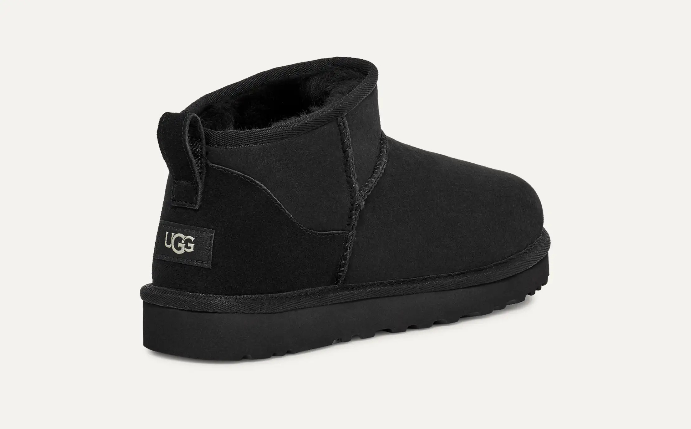 Угги Ugg Classic Ultra Mini, черный — фото 4