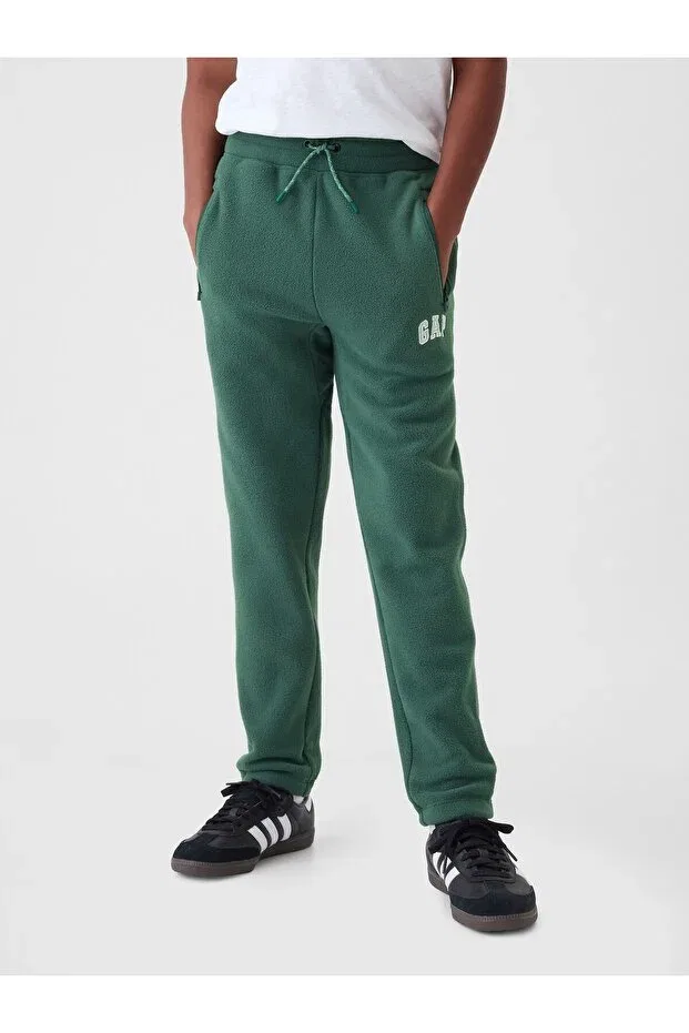 Детские спортивные штаны для мальчиков с принтом Gap, Green-000 — фото 4