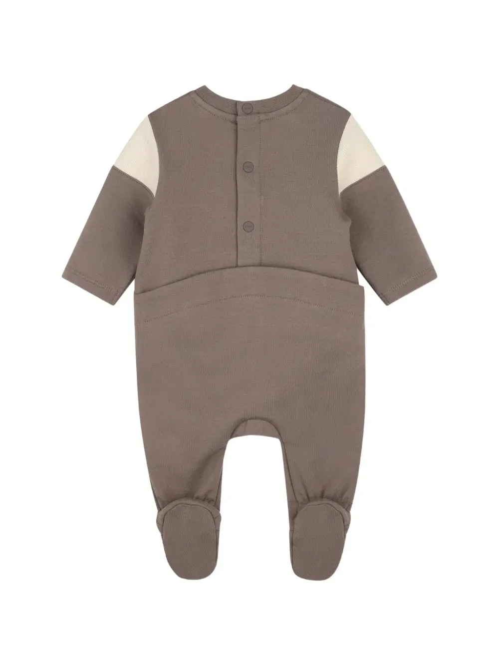 Пижама с нашивкой-логотипом Boss Kidswear, коричневый — фото 2