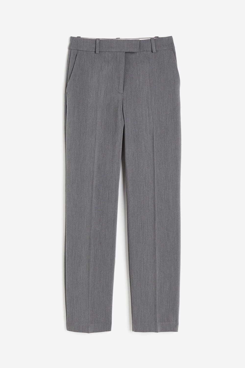 

Брюки H&M Slim Fit Twill, серый
