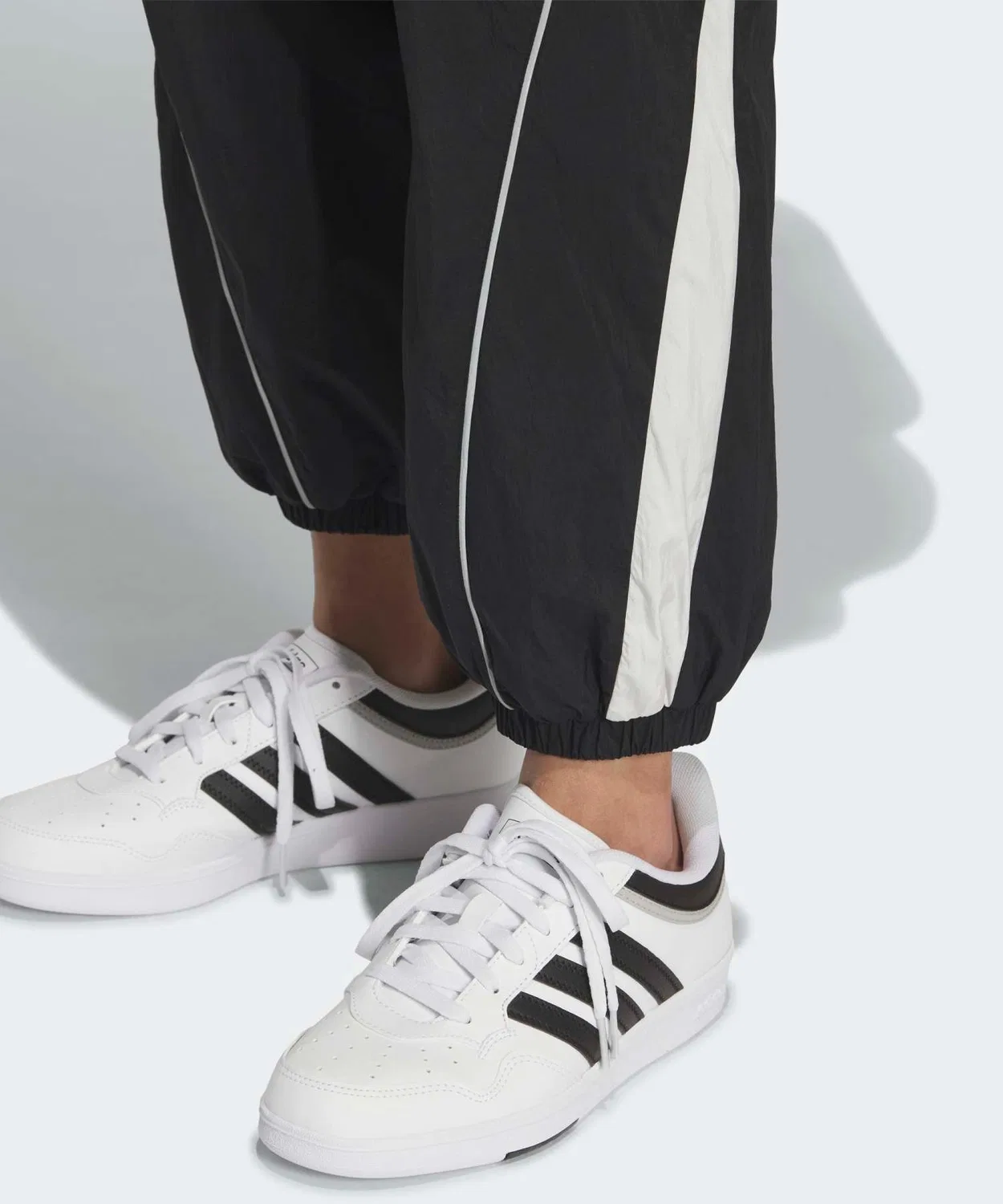 Женские спортивные штаны свободного кроя STSV Adidas, Black — фото 4