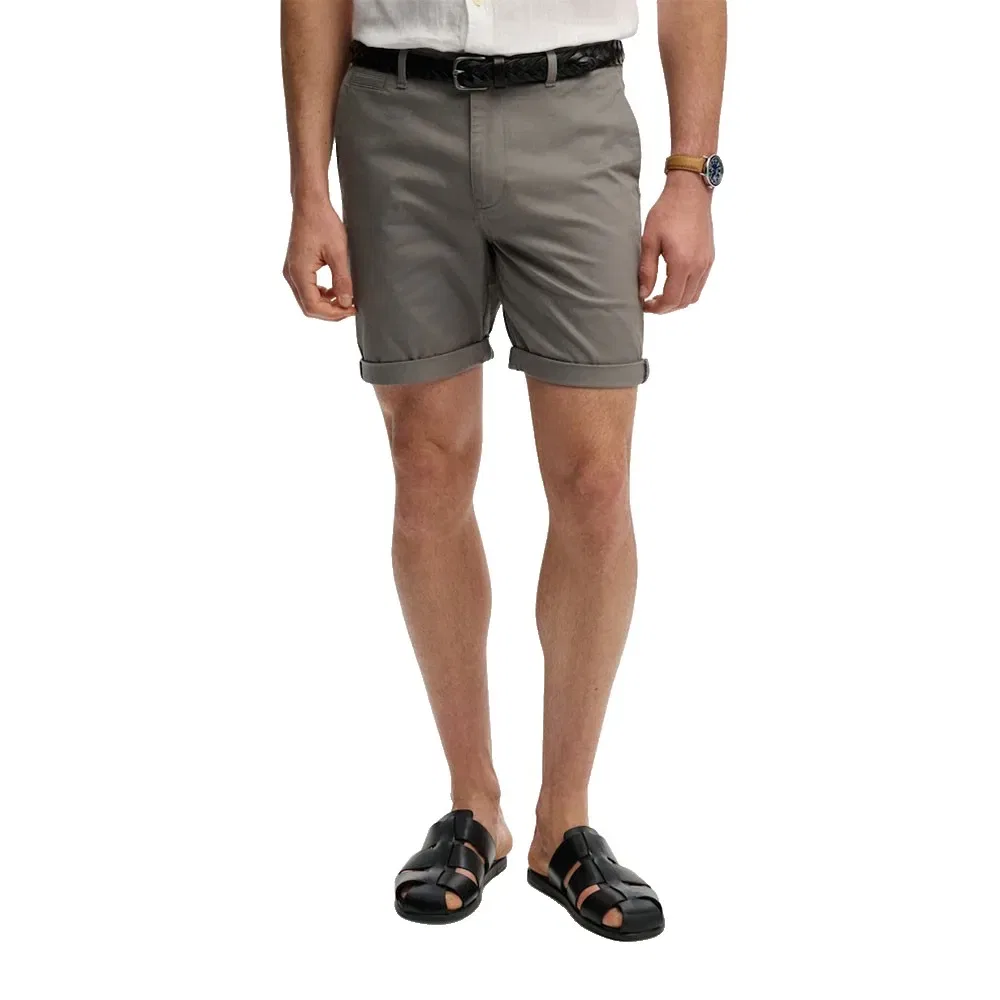 Мужские хлопковые чиносы Superdry Premium Regular, Grey