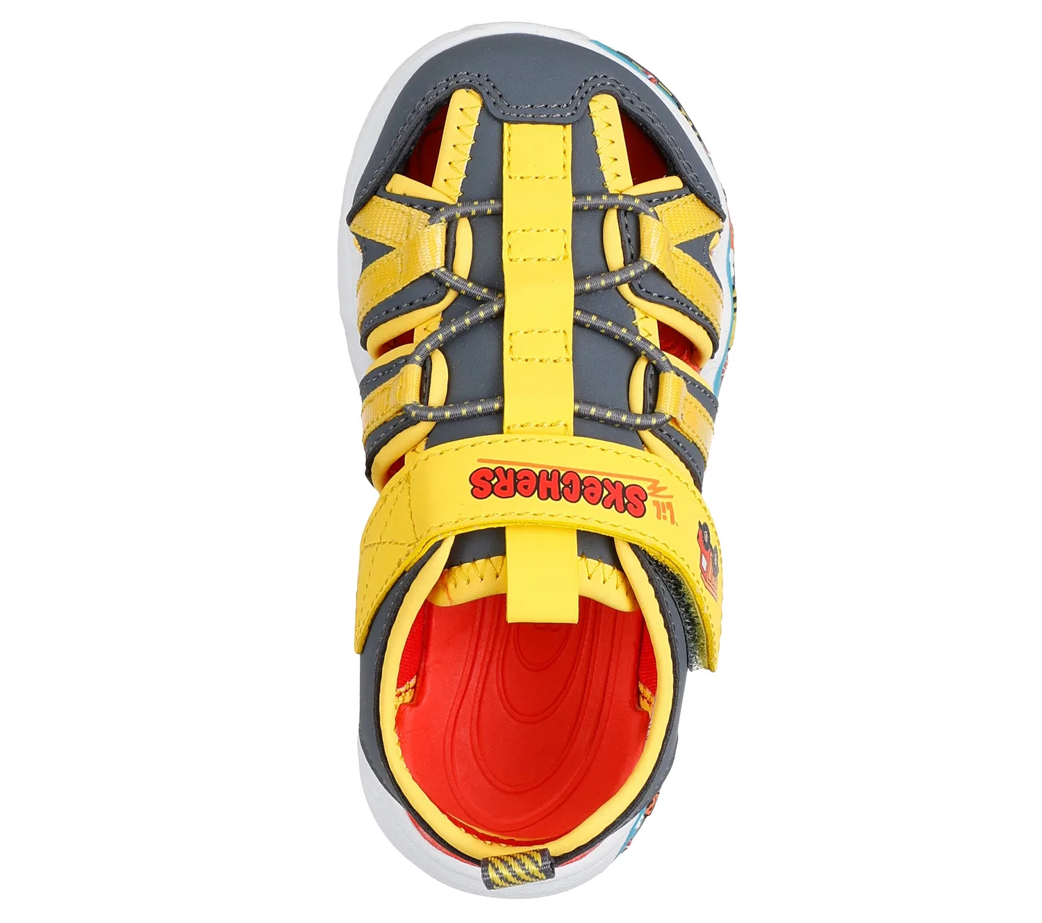 Сандалии Skechers желтого цвета — фото 2