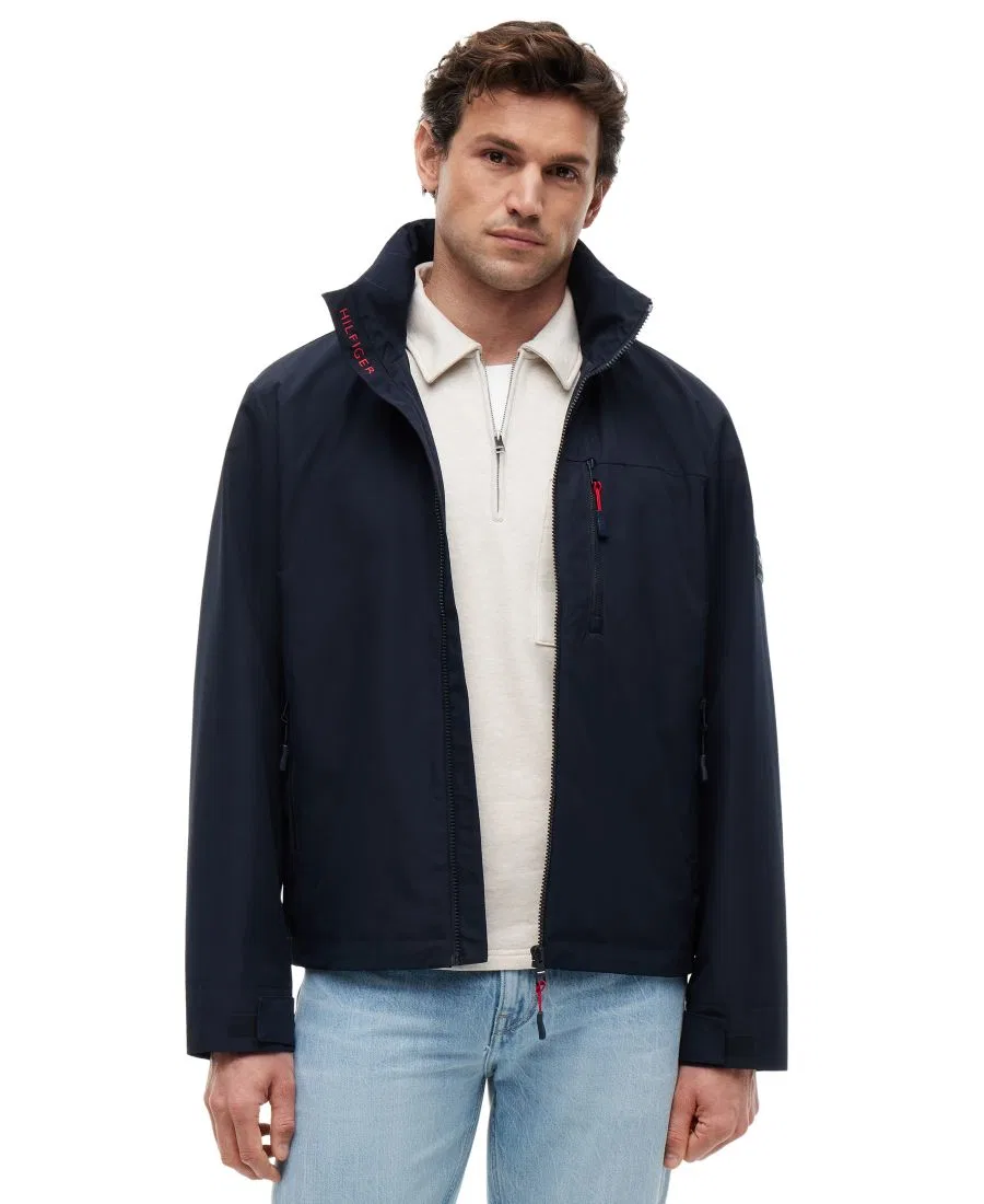 Куртка-бомбер с воротником-стойкой, на молнии Tommy Hilfiger, Desert Sky