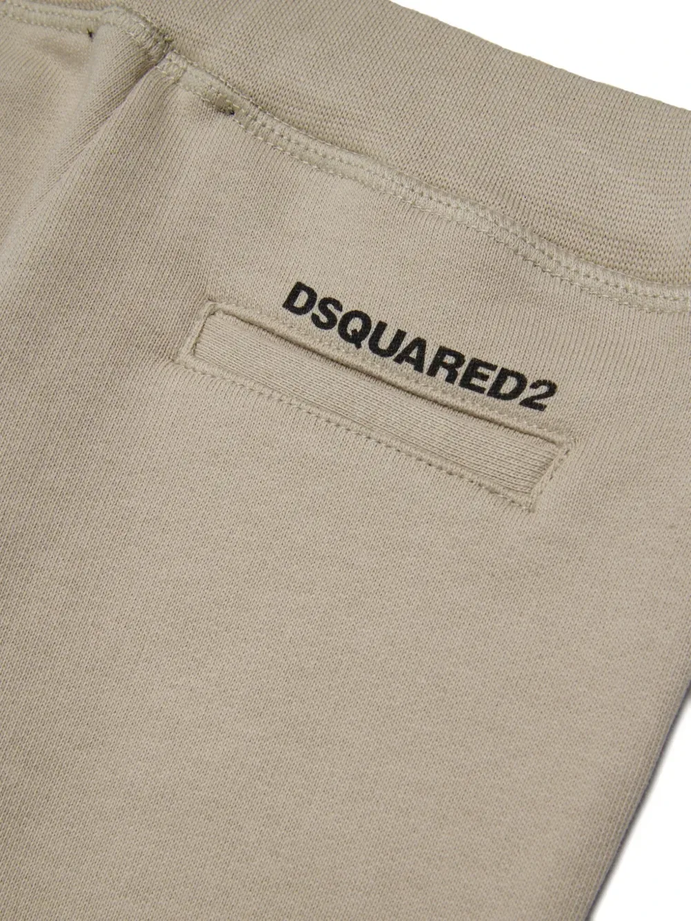 Спортивные брюки с логотипом Dsquared2 Kids, бежевый — фото 4