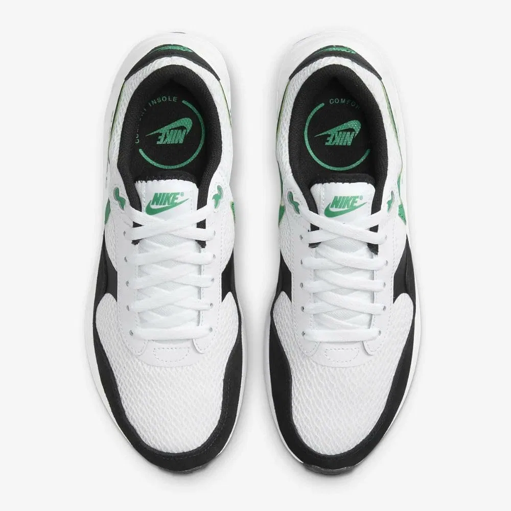 Детские кроссовки для мальчиков с амортизацией NIKE Air Max Systm NIKE, White Stadium Green Black 105 — фото 2