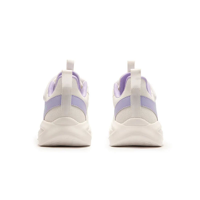 XTEP Беговые кроссовки low top с противоскользящей подошвой, поддержкой и дышащим материалом sail white taro paste purple 33 40 — фото 3