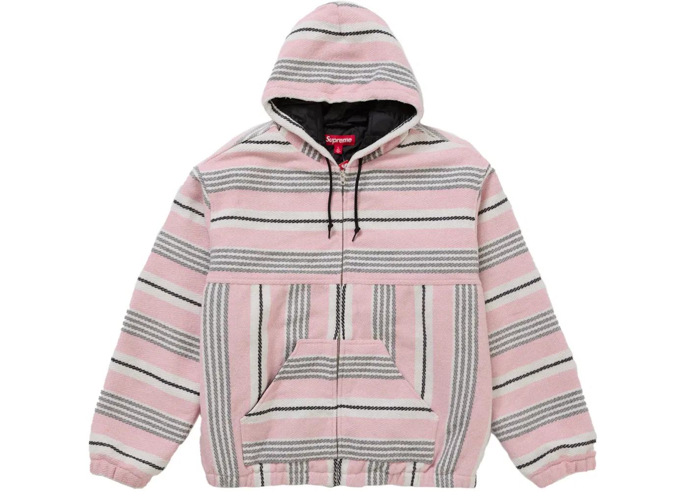 Мужская куртка с капюшоном с принтом Jacket Supreme, Pink