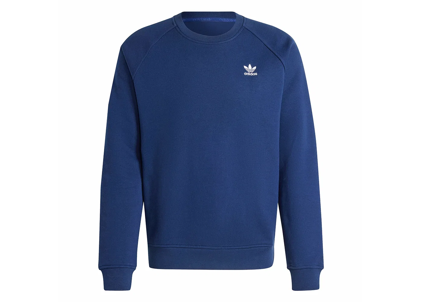 Мужской свитшот с круглым вырезом Trefoil Essentials Adidas, Night Indigo
