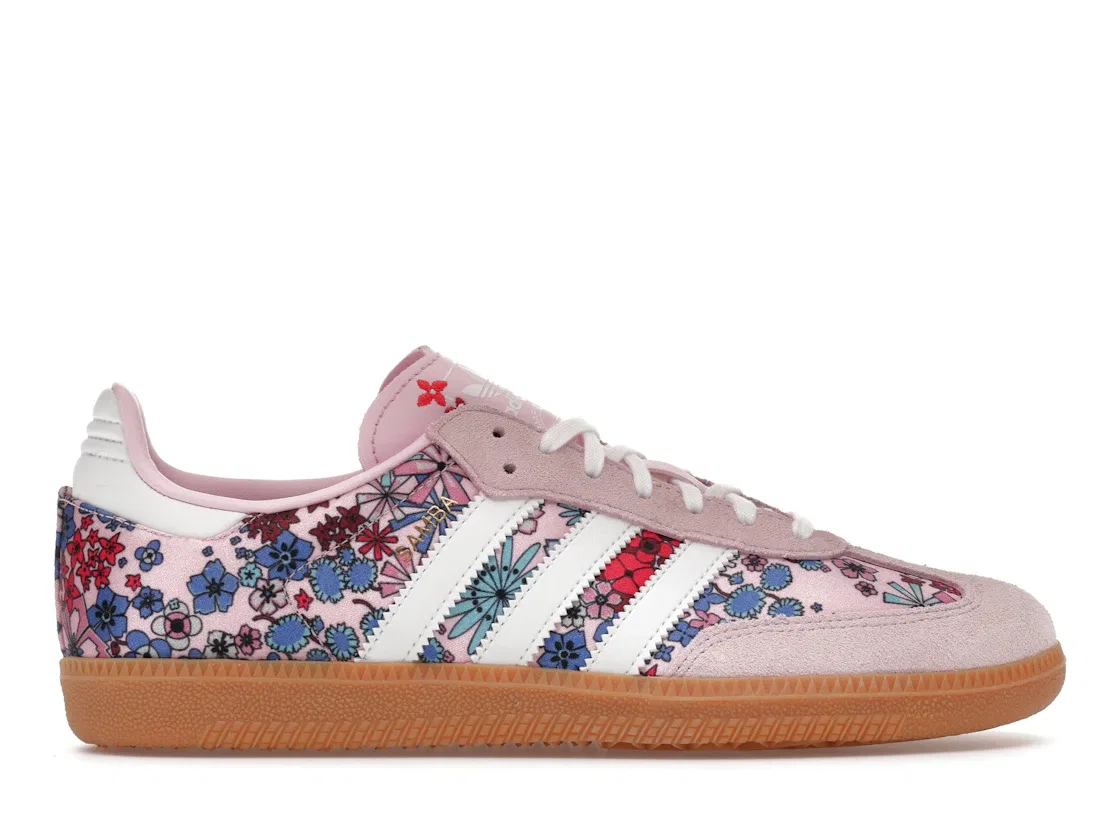Детские кроссовки Lifestyle с принтом Adidas Samba OG, Clear Pink White Gum 3