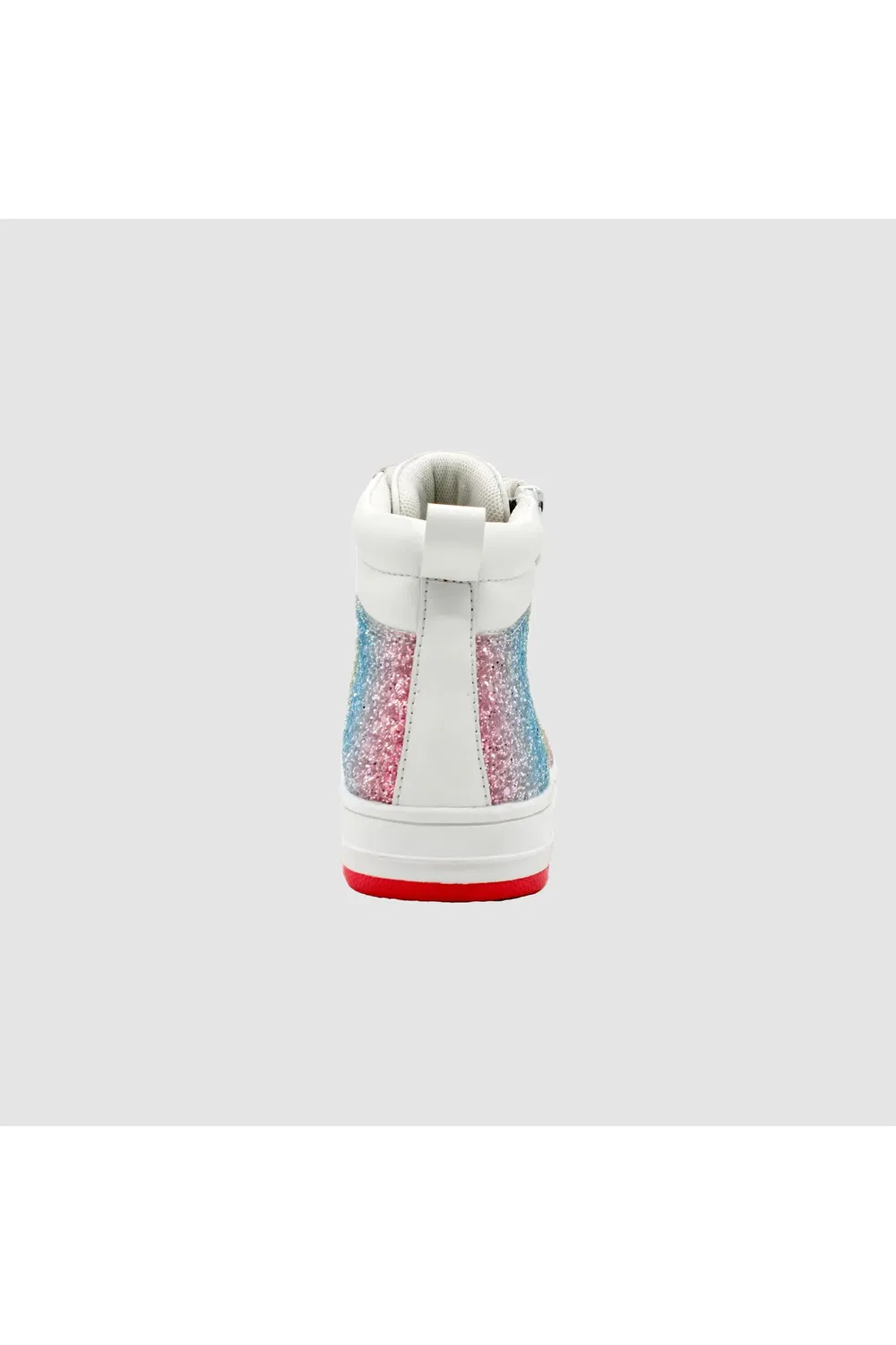 Детские кроссовки адаптивные высокие Rodeo DrD Kids Footwear, White Multi Sparkle — фото 2