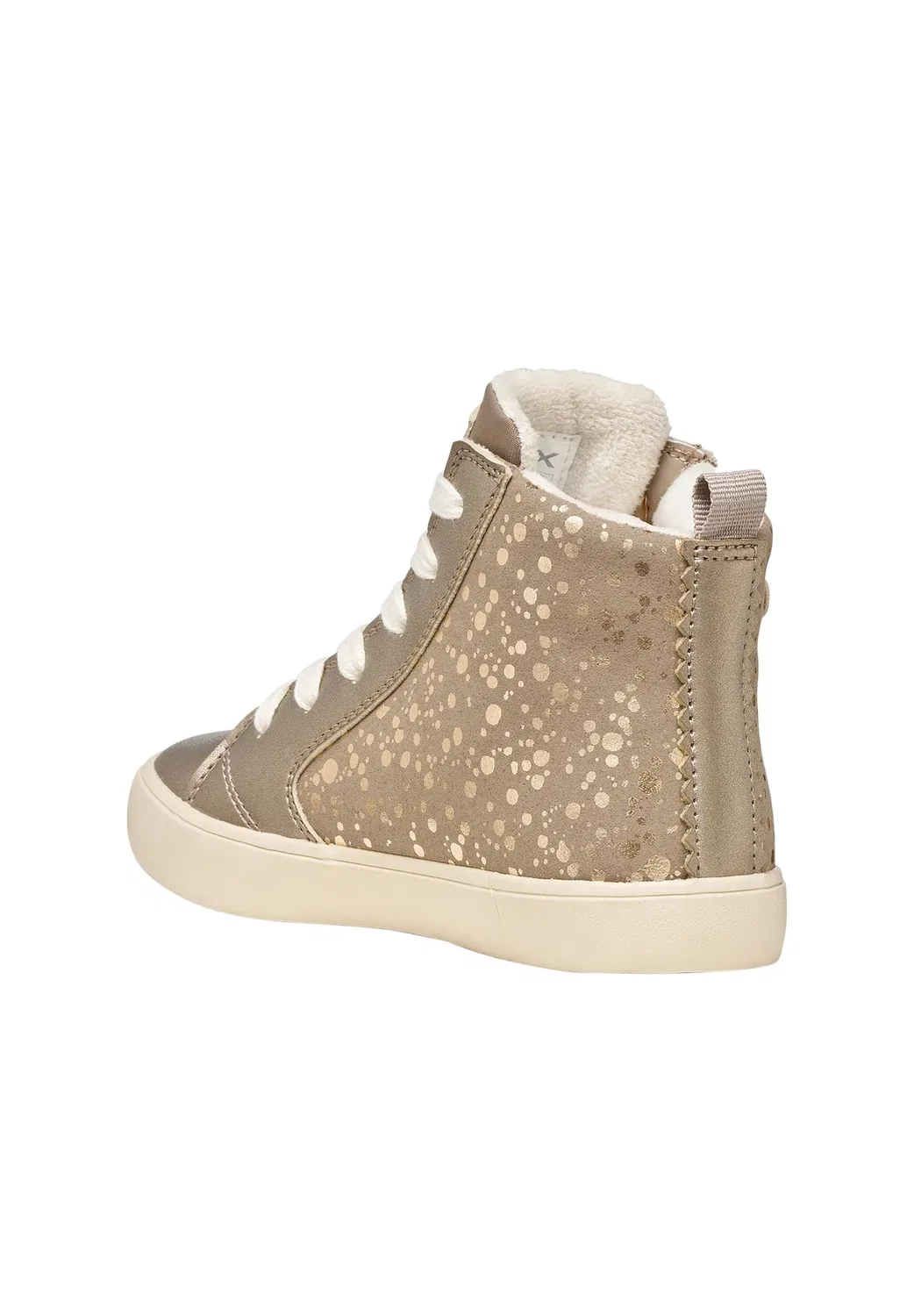 Basket montante enfant Junior à Lacets Gisli - высокие кроссовки Geox, Beige Sombre — фото 4