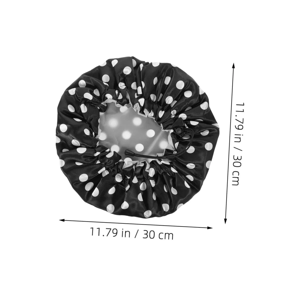 Шапочка для душа Satin, Abaodam, 2 шт, 30x30x2 см — фото 2