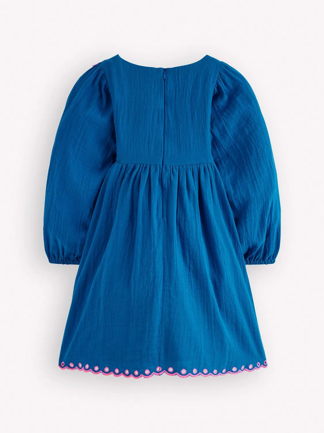 Платье с вышивкой, модель Embroidered Woven Boden, синий — фото 2