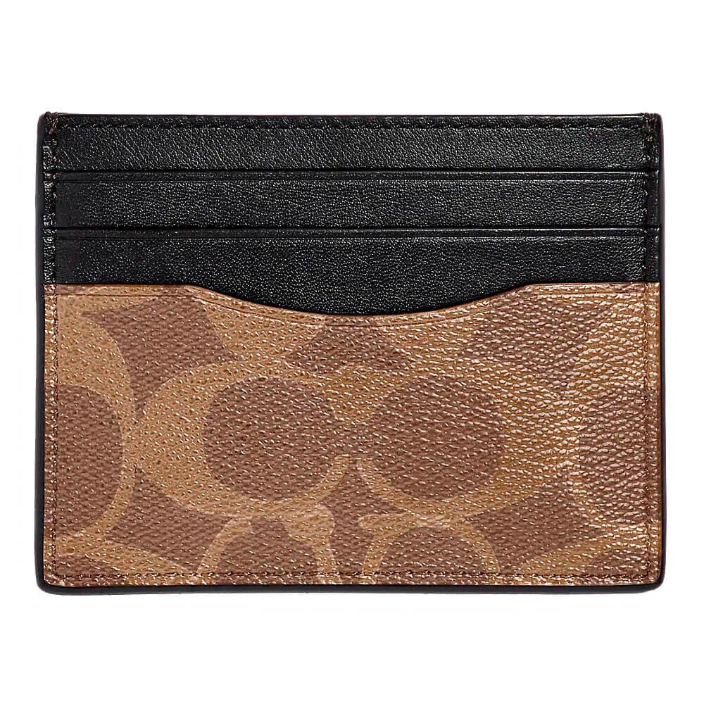 

Визитница Coach Slim Id, коричневый