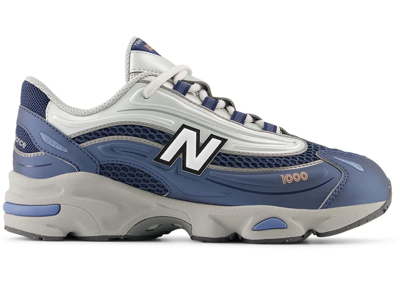 Детские кроссовки Lifestyle New Balance 1000, Vintage Indigo/Light Silver Metallic