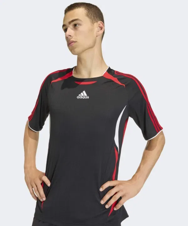 Футболка Teamgeist, черно-красная, Adidas — фото 3