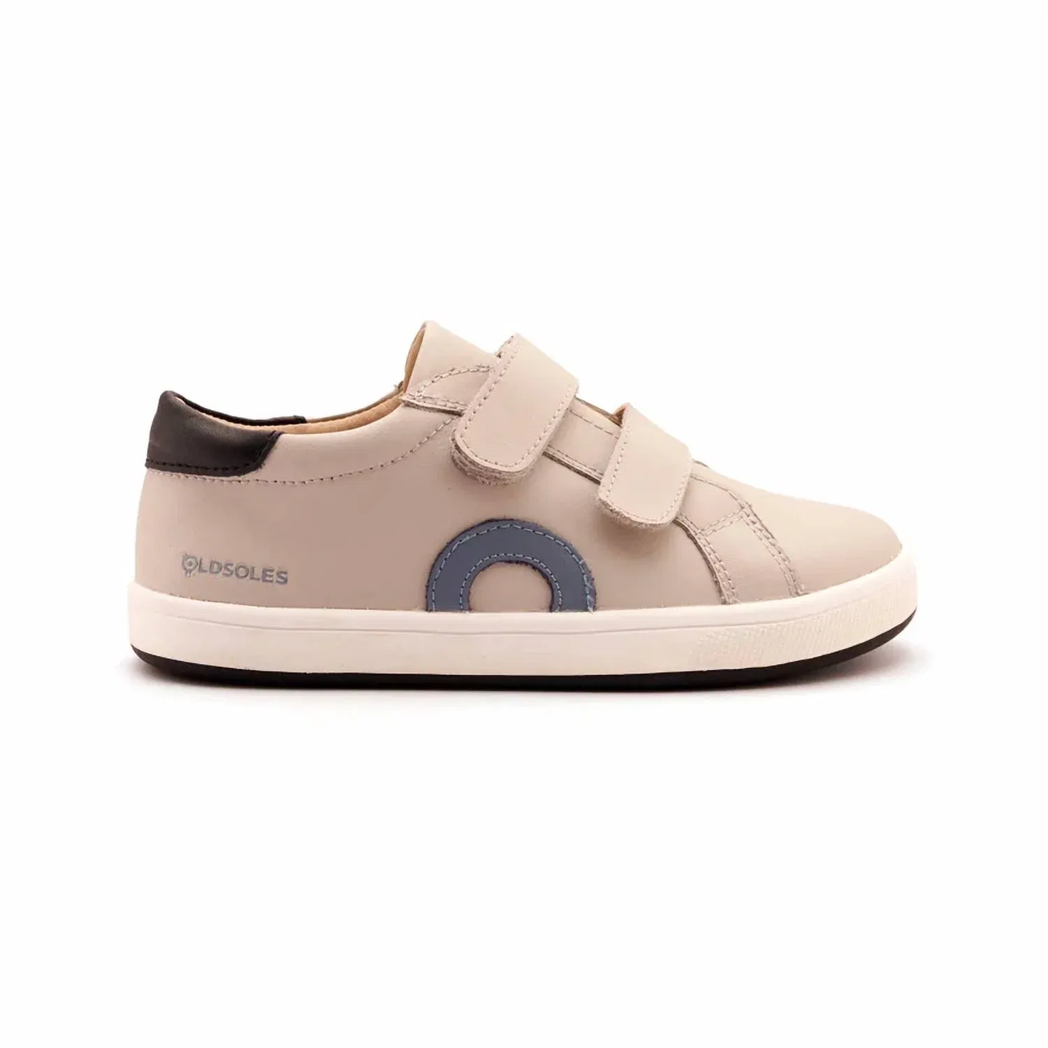 Детские кроссовки на двойной липучке с круглым носком Kix Double Strap Vl Half Circle Old Soles, Gris/Indigo — фото 2