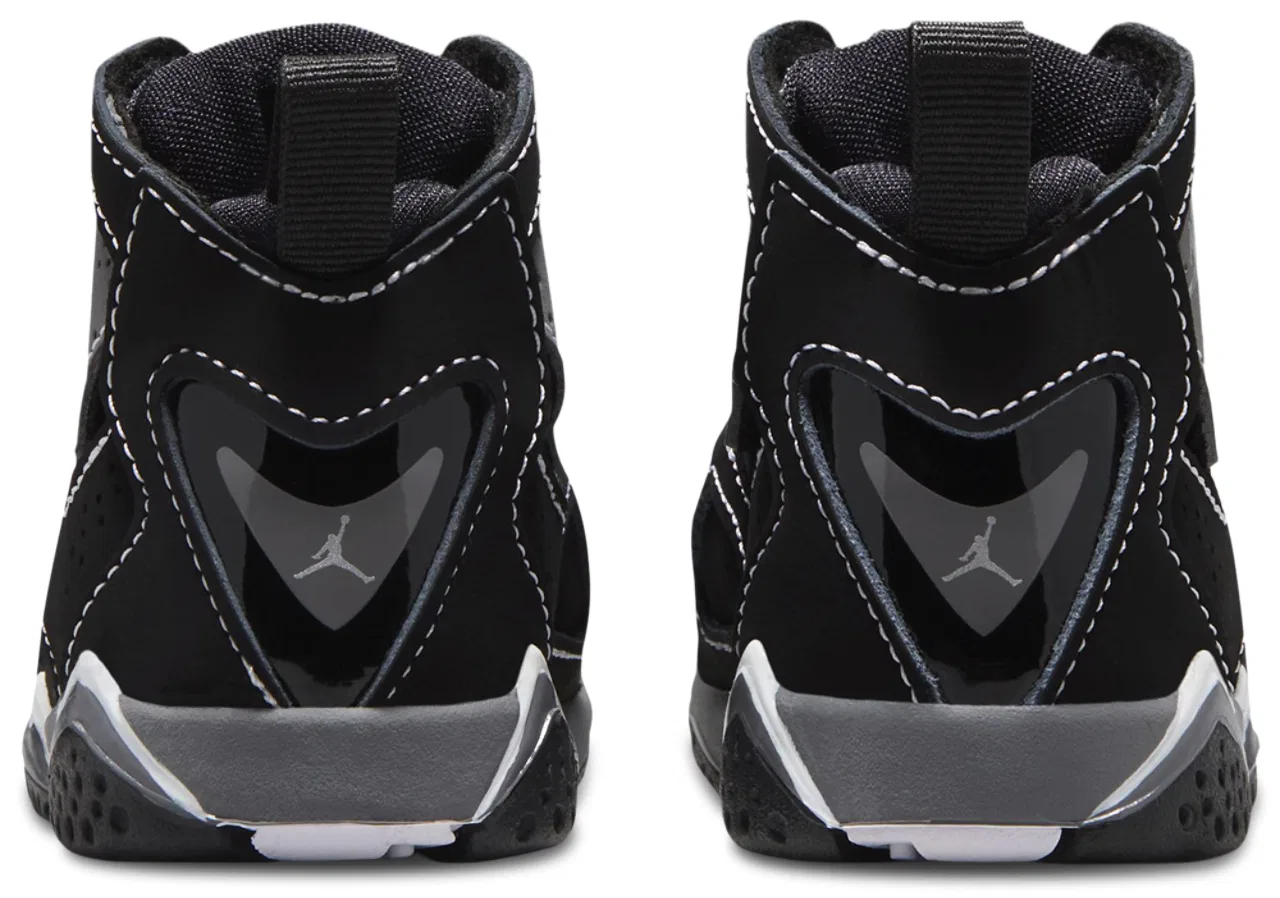Детские кроссовки для мальчиков с высоким верхом True Flight Jordan, Silver Black — фото 3