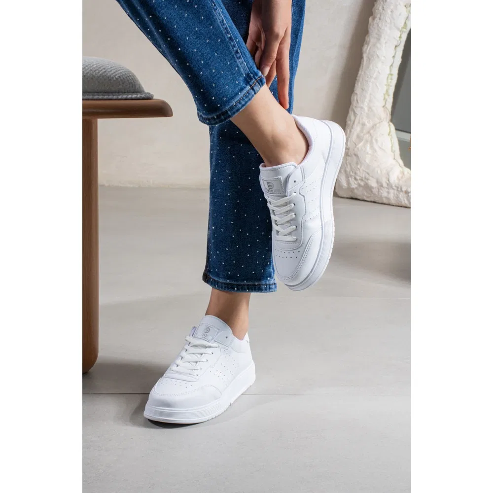 Детские спортивные кроссовки на шнуровке с плоской подошвой 158NAV Navi Shoes — фото 2
