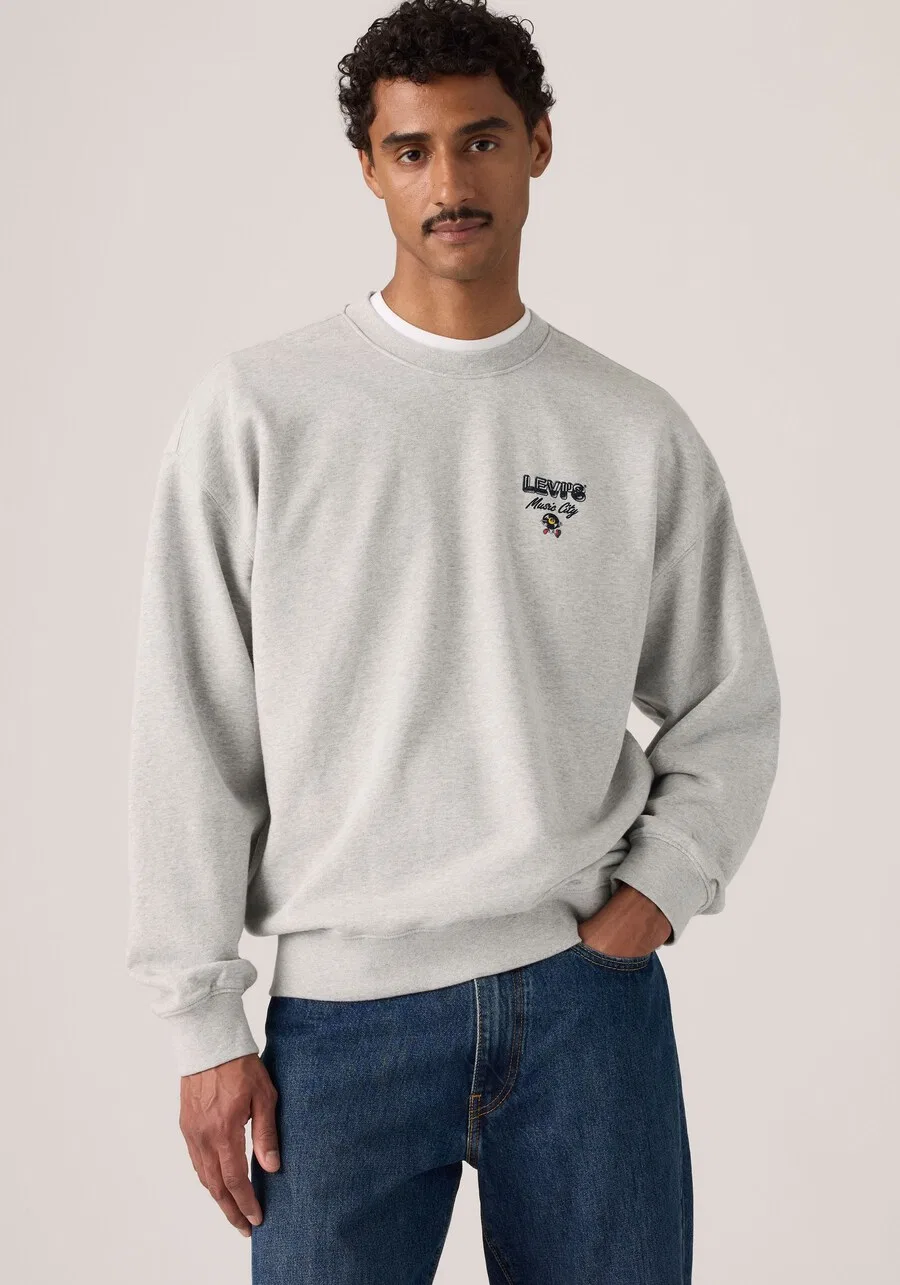 Толстовка LEVI'S серого цвета — фото 4
