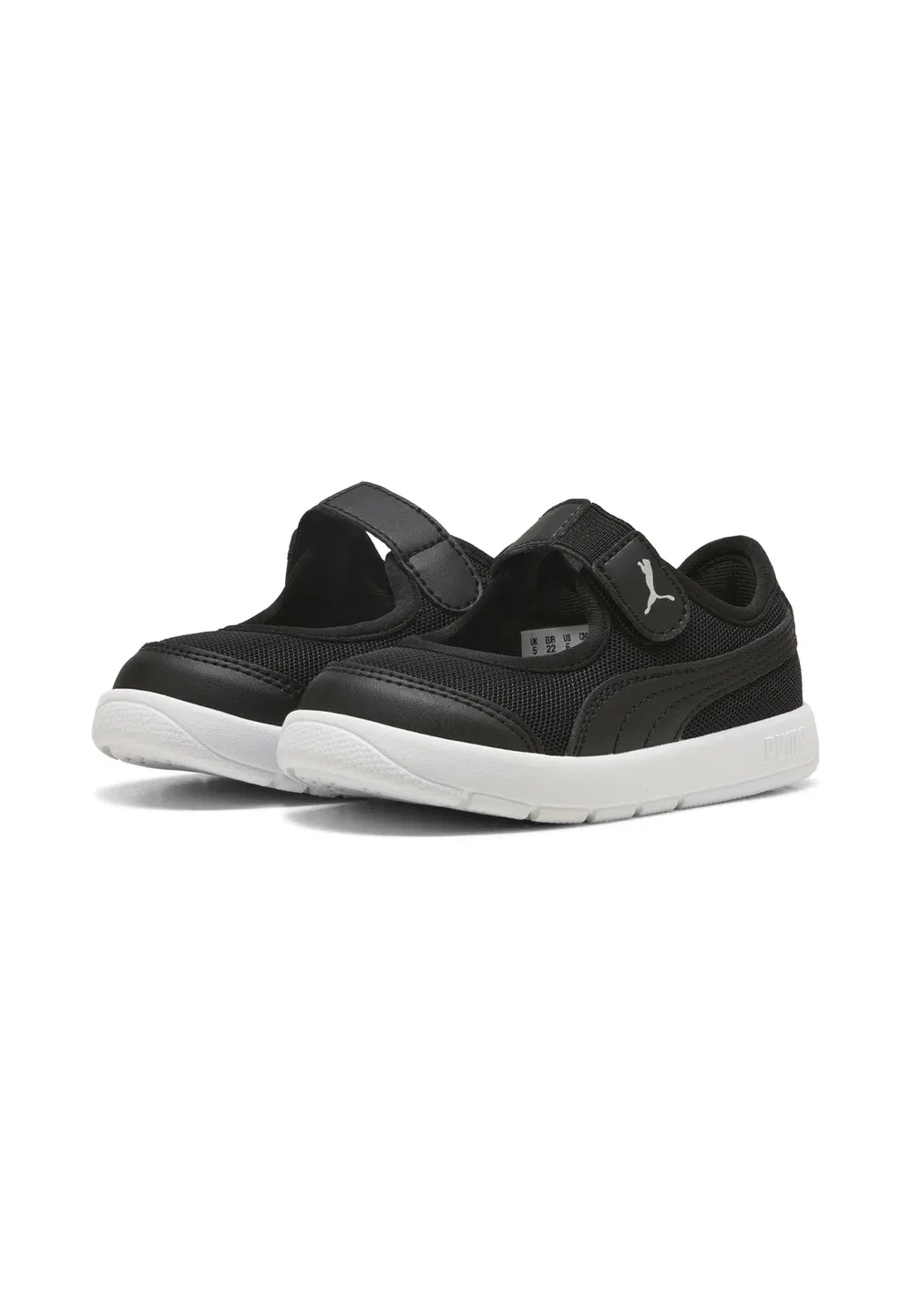 Кроссовки для бега по шоссе Courtflex v3 lina унисекс Puma, Black- Black — фото 2