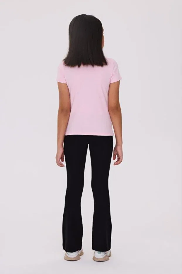 Детская футболка для девочек хлопковая Guess, Pink — фото 4