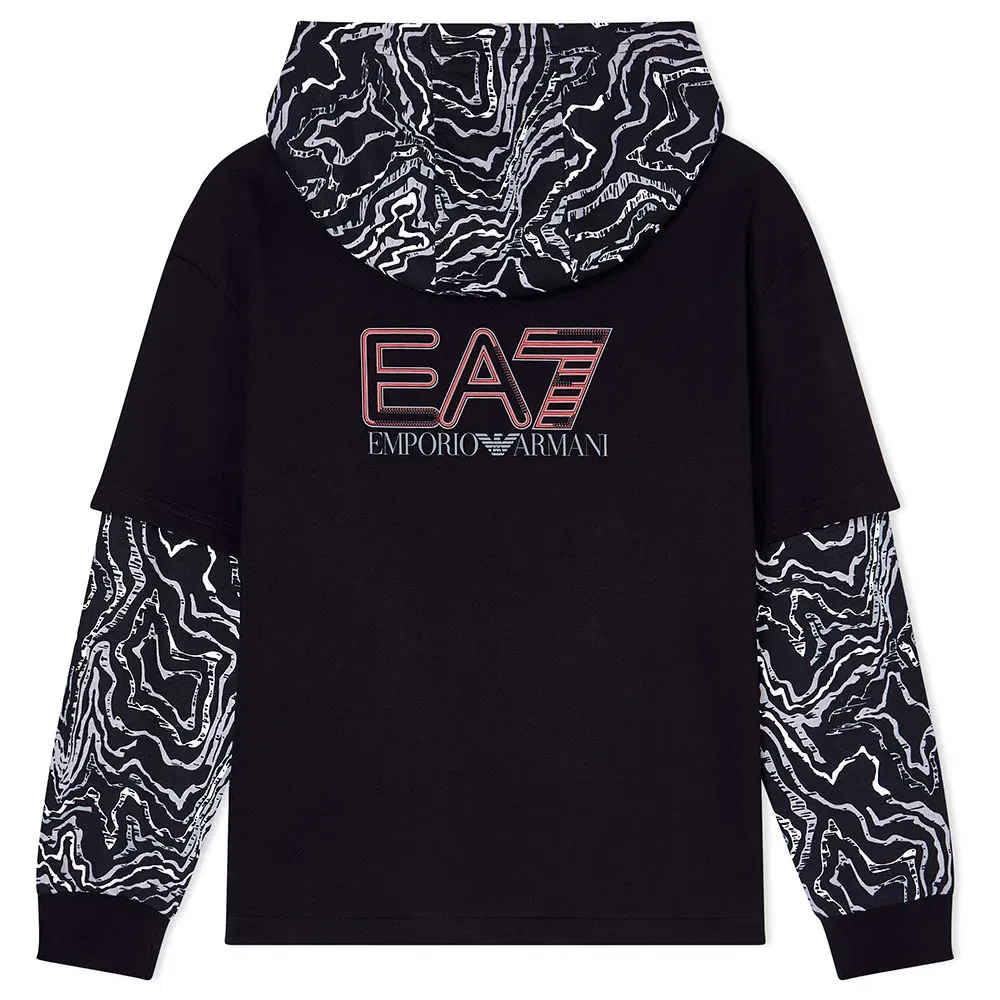 Свитшот EA7 EMPORIO ARMANI, черный — фото 2