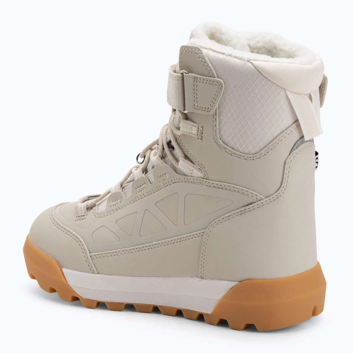 Детские зимние ботинки с принтом Constrictor Warm SC Waterproof 1V SL Viking, Beige — фото 3
