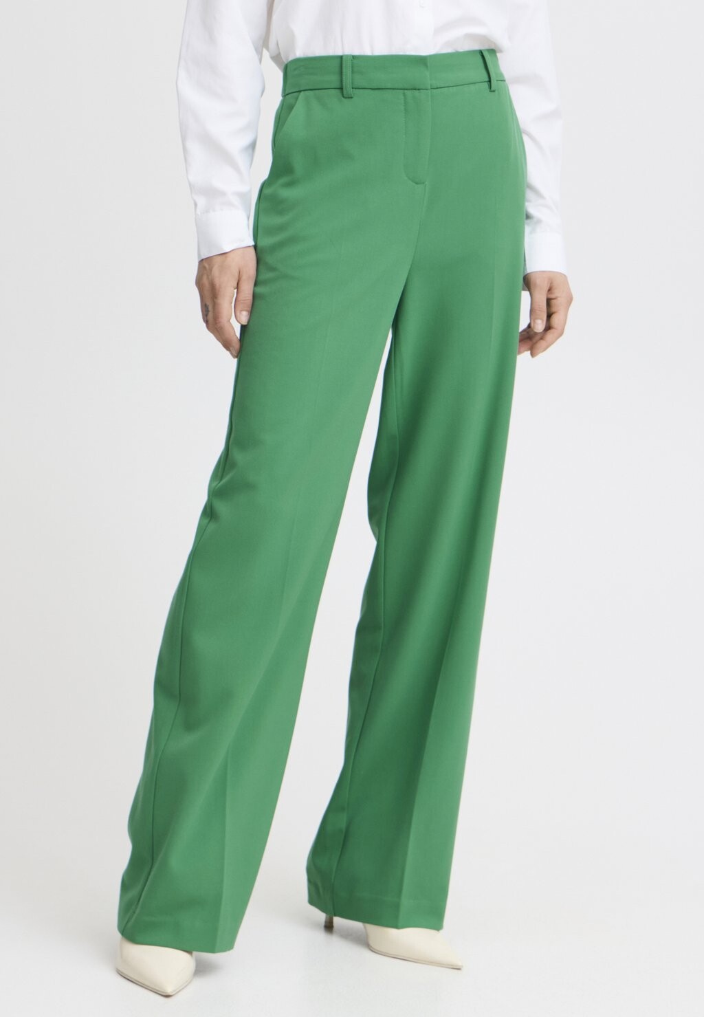 

Тканевые брюки DANTA WIDE LEG b.young, цвет Foliage Green