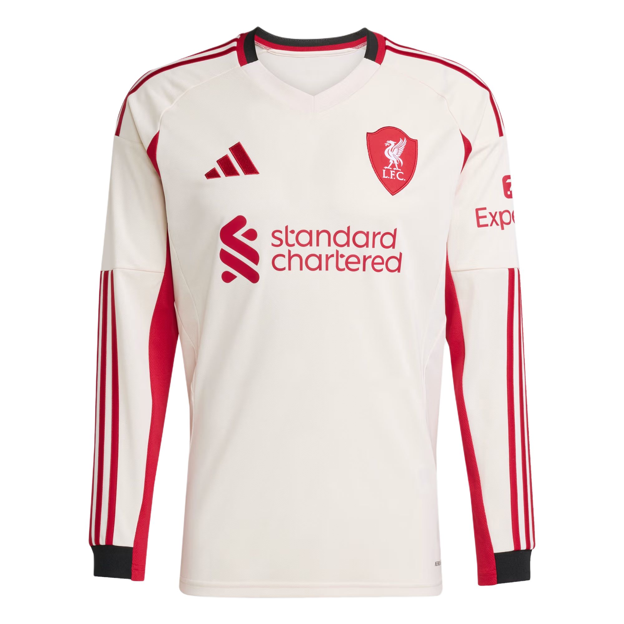 

Футболка Liverpool Fc 25/26 с длинными рукавами для выездных матчей Adidas, белый