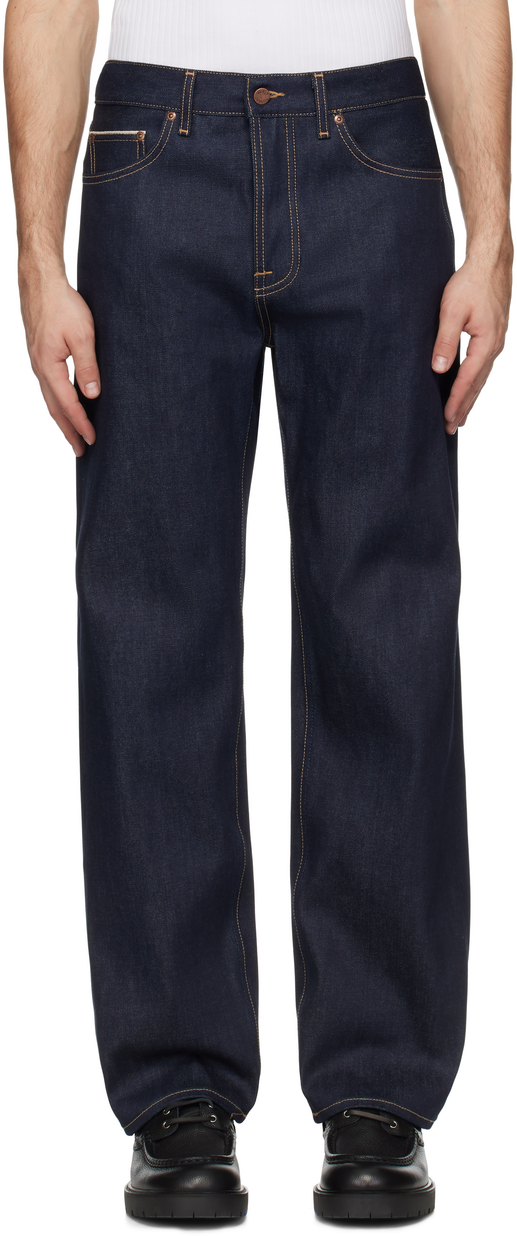 

Джинсы Tuff Tony цвета индиго Nudie Jeans, Dry twilight selvage