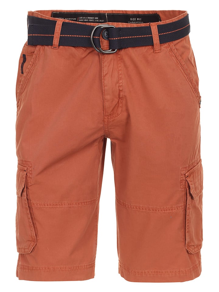 

CASAMODA Бермудские шорты-карго оранжевого цвета