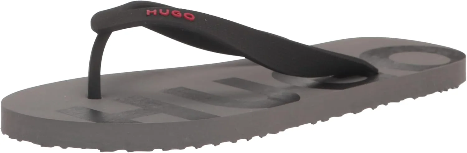 

Мужские шлепанцы HUGO с жирным логотипом