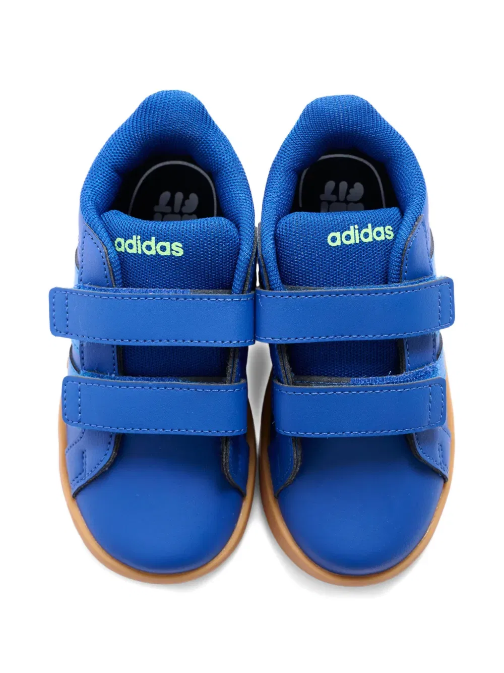 Кроссовки с ремешком на липучке Adidas Kids, синий — фото 4