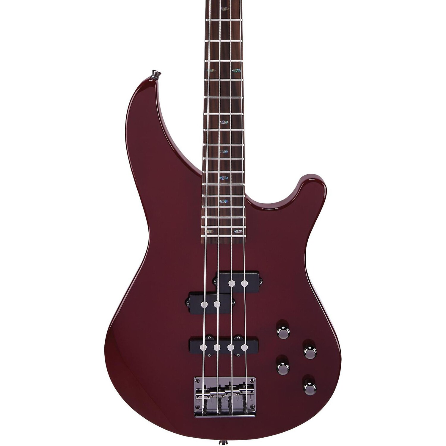 

Mitchell MB200 Современный рок-бас с активным эквалайзером Blood Red