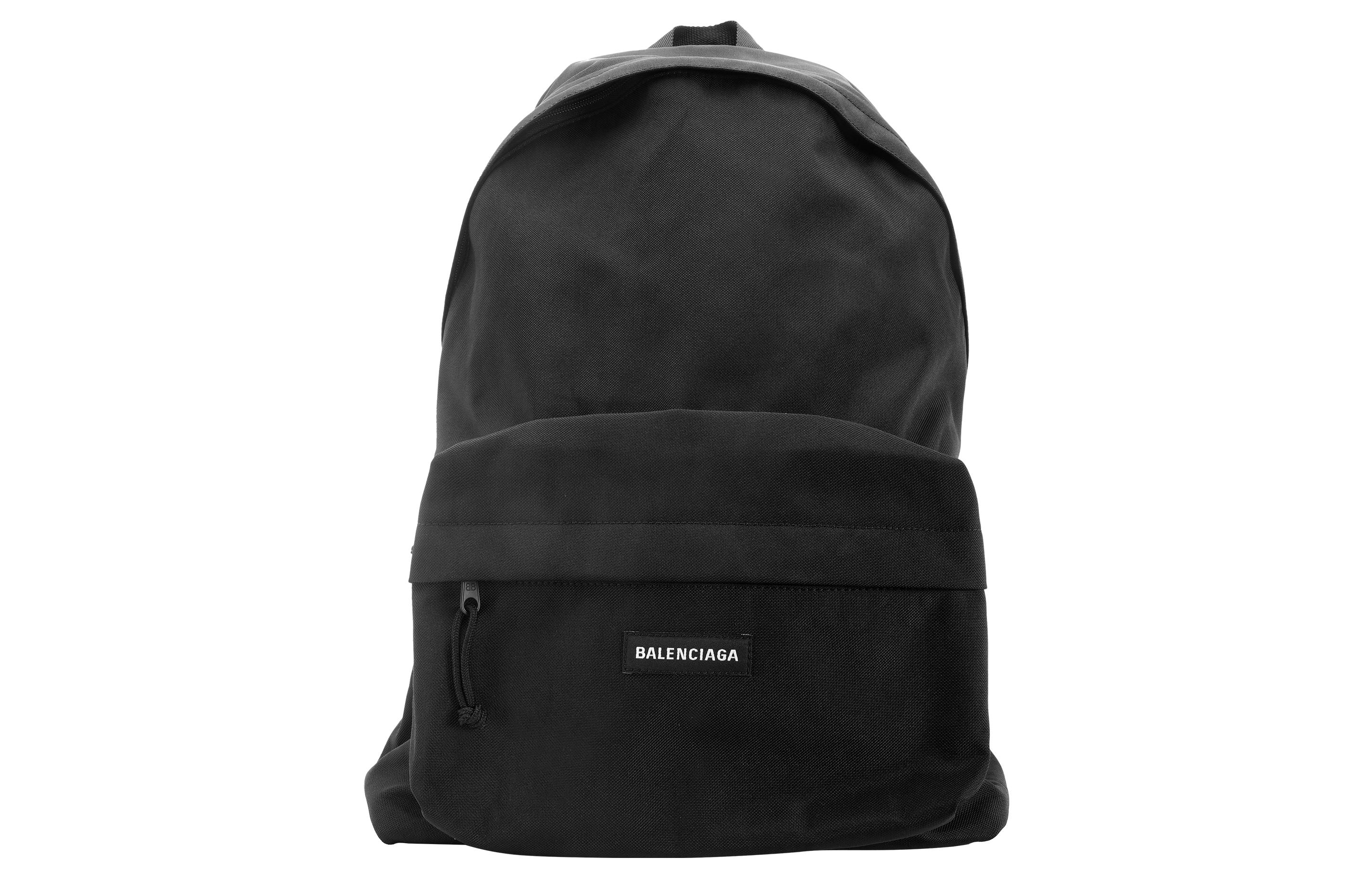 

Balenciaga Хлопковый рюкзак, обычный, мужской, черный