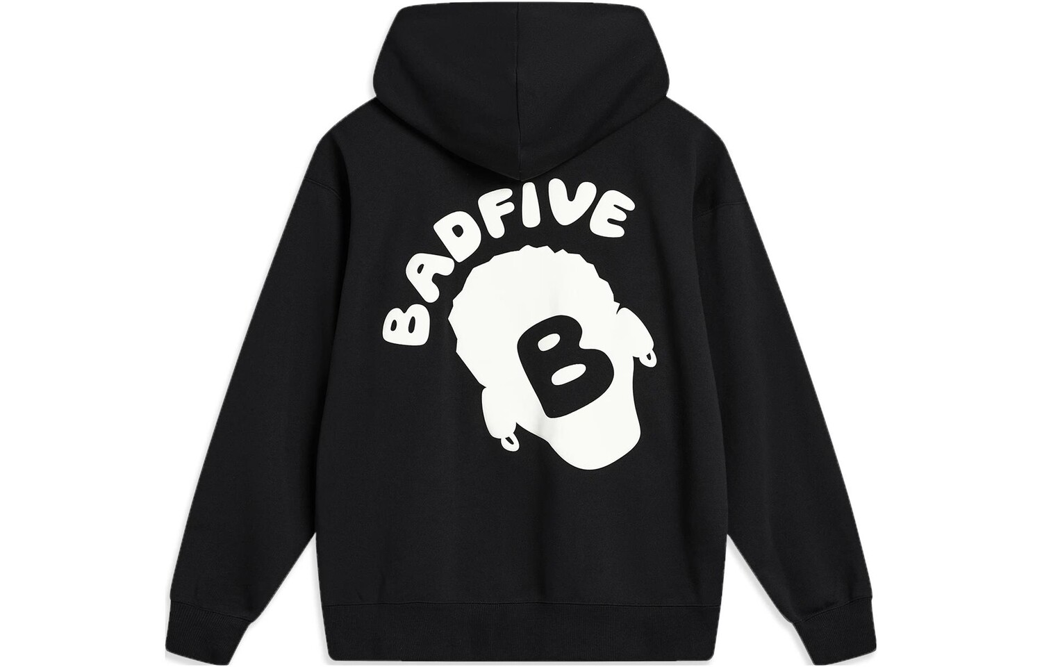 

Толстовка Badfive унисекс черная Lining, черный