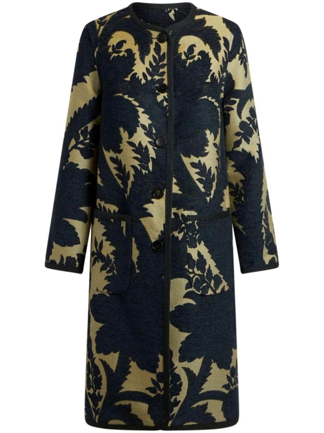 

ETRO жаккардовое двустороннее пальто, синий