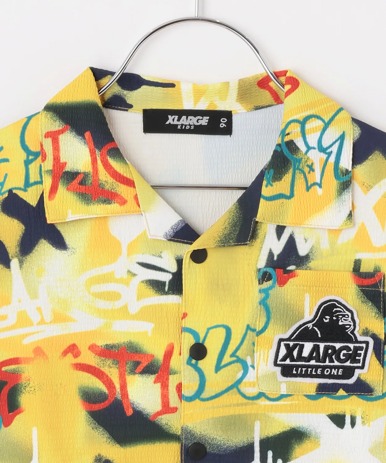 Детская рубашка XLARGE KIDS с коротким рукавом и принтом — фото 3